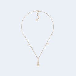 디올 플랜 드 파리 골드 피니시 목걸이