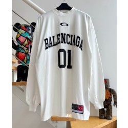 발렌시아가 바스켓볼 사이즈 롱슬리브