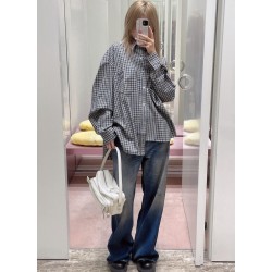 아크네 스튜디오 플란넬 버튼업 셔츠