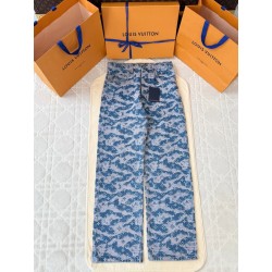 루이비통 모노그램 데님 스케이트 팬츠