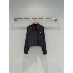 미우미우 그레이 데님 셔츠