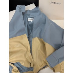 메종 마르지엘라 컬러 블록 자켓