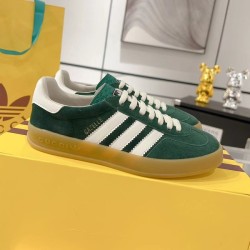 구찌 X 아디다스 가젤 스니커즈 그린