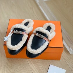 에르메스 오즈 뮬 블랙 (소가죽)