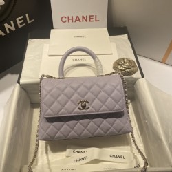 샤넬 24A COCO 탑 핸드 캐비어 A92990