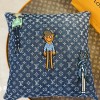루이비통 데님 쿠션 50cm