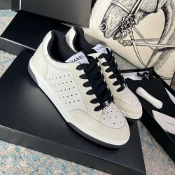 샤넬 레이스업 테니스 스니커즈