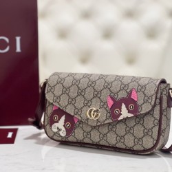 구찌 캣 GG 미니 숄더백