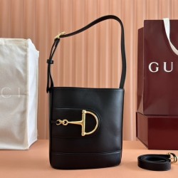 구찌 73 미니 버킷백 블랙 833665