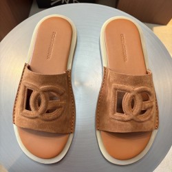 돌체앤가바나 스웨이드 슬리퍼