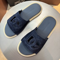 돌체앤가바나 스웨이드 슬리퍼