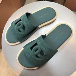 돌체앤가바나 스웨이드 슬리퍼