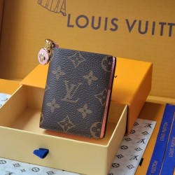 루이비통 참 포켓 반지갑 M14718 핑크