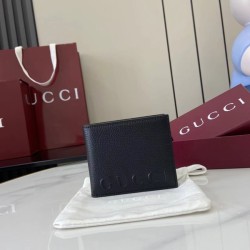 구찌 로고 레더 반지갑 835098