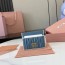 미우미우 세룰리안 가죽 카드 지갑 5MC076