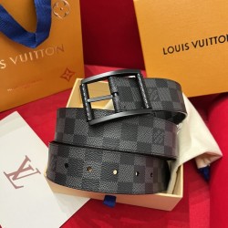 루이비통 다미에  블랙 버클