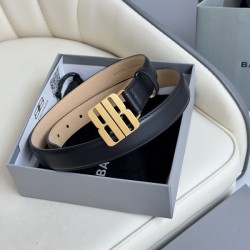 발렌시아가 BB 나노 금장 벨트