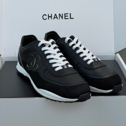 샤넬 25SS 스니커즈 CC로고 벨벳 카프스킨