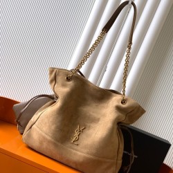 생로랑 제이미 4.3 체인 스웨이드 숄더