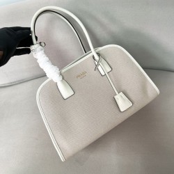 프라다 리넨 블렌 토트 1BG572