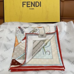 펜디 스카프 FF 스퀘어 실크 스카프