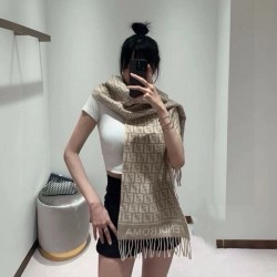 펜디 울 100% FF 머플러