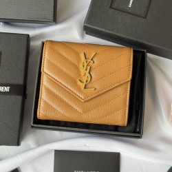 생로랑 모노그램 컴팩트 3단 반지갑 403943