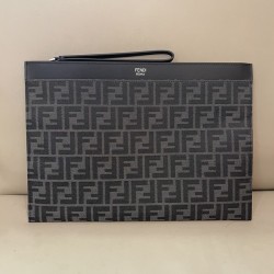 펜디 FF 자카드 플랫 파우치 클러치백 7N0134