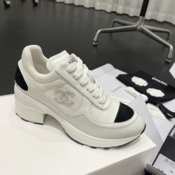 샤넬 26FW 25K 통굽 힐 스니커즈