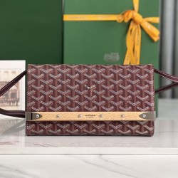 고야드 몬테 카를로 클러치 버건디