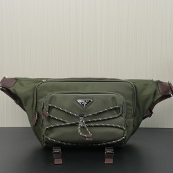 프라다 리나일론 레더 숄더 2VH201