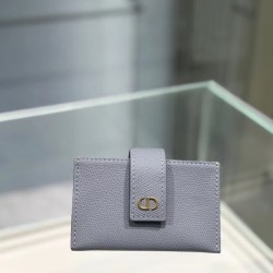 디올 CD 로고 아코디언 카드지갑