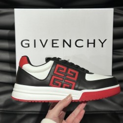 지방시 4G 로고 레더 스니커즈