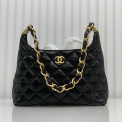 샤넬 24A 램스킨 호보 AS4923