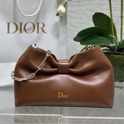 디올 26ss 보우 램스킨 리본 숄더 M0715