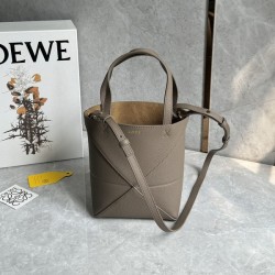 로에베 퍼즐 폴드 미니 토트백 (그레인 레더)