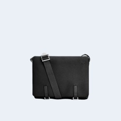 로에베 소프트 S 밀리터리 메신저 백 블랙