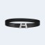 에르메스 H 토고 벨트 블랙 은장 32mm