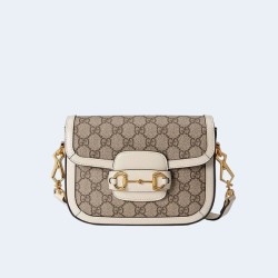 구찌 홀스빗 1955 미니 크로스 백 화이트