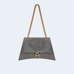 발렌시아가 아워글래스 크러쉬 미디움 레더