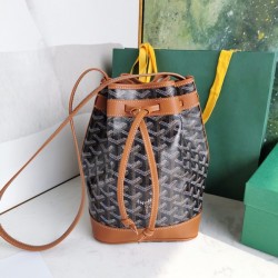 고야드 쁘띠 플로 버킷백 탄